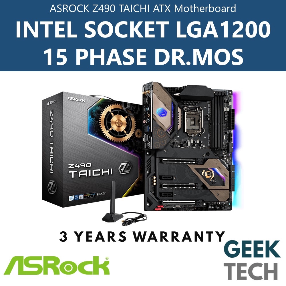 ASROCK Z490 Taichi เมนบอร์ด ATX