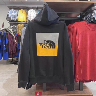 The NORTH FACE เสื้อกันหนาวลําลอง มีฮู้ด ผ้าฝ้าย พิมพ์ลายจิงโจ้ มีกระเป๋าด้านหลัง สําหรับผู้ชาย