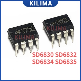 ของแท้ ชิพ Ic Sd6830 Sd6832 Sd6834 Sd6835 Dip-8 2-5 ชิ้น