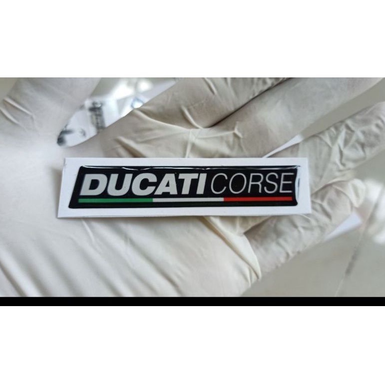 สติ๊กเกอร์ Ducati Corse สัญลักษณ์แบบยืดหยุ่น