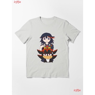 2022 Kill La Kill Essential T-Shirt เสื้อยืดพิมพ์ลายการ์ตูนมังงะ ดผ้าเด้ง คอกลม cotton แฟชั่น discount Unisex