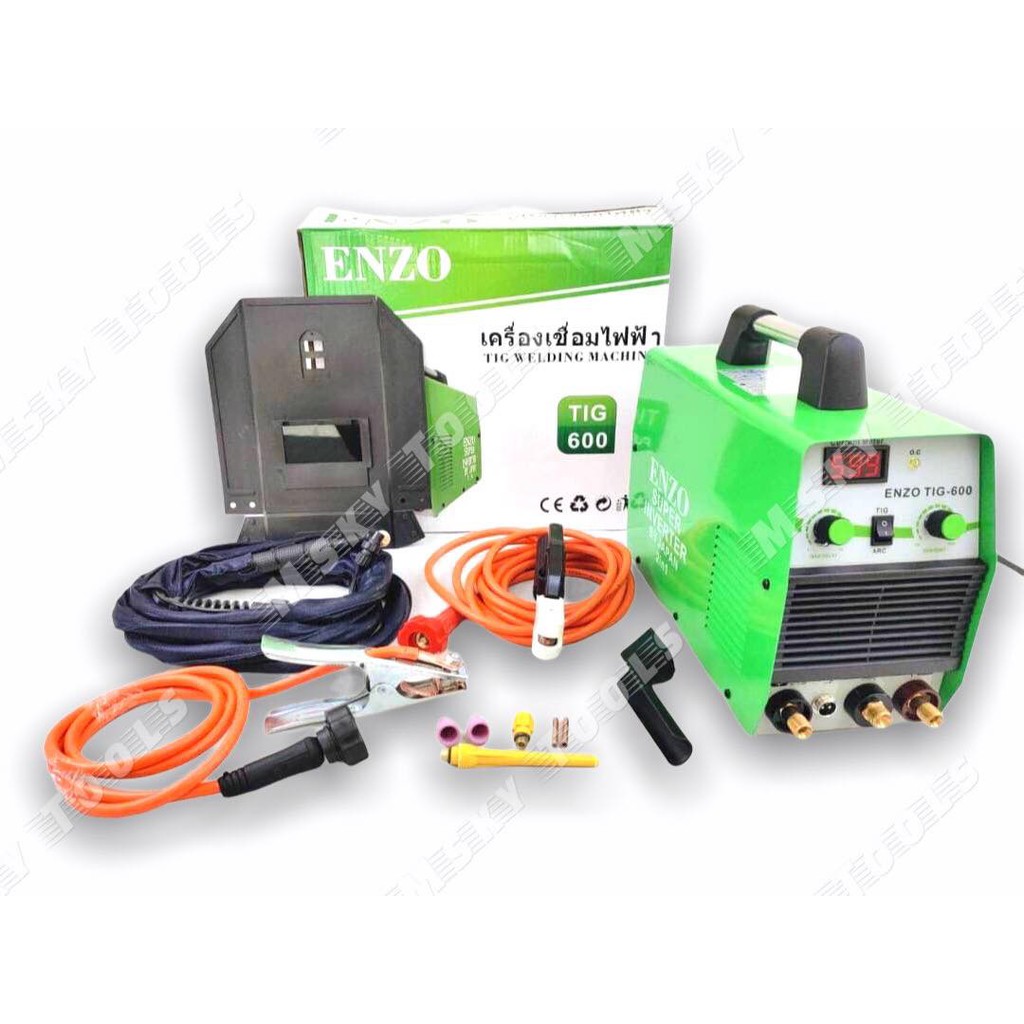 ตู้เชื่อมอาร์ก้อน 2 ระบบ ยี่ห้อ Enzo INVERTER TIG-600 รุ่นงานหนัก