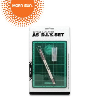 Mornsun มีดคัตเตอร์ + แผ่นยาง A5 (A5 ART DIY SET)