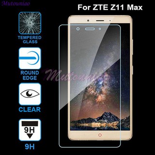 กระจกนิรภัยกันรอยหน้าจอสําหรับ Zte Nubia Z 11 Max 2 ชิ้น # 142