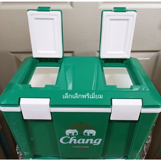 กระติกเบียร์ช้าง15ลิตรChangbeer15L.ยาว43/กว้าง27/สูง29ซม.เก็บความเย็นได้ดี มีที่หยิบของด้านบน+ที่ปล่อยน้ำทิ้ง