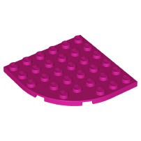 ชิ้นส่วนเลโก้ Lego Part Plate, Round Corner 6 x 6 (6003) ราคา/ชิ้น