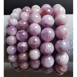 Kunzite สร้อยข้อมือธรรมชาติ Gelang 8 มม. -13 มม. (A002)