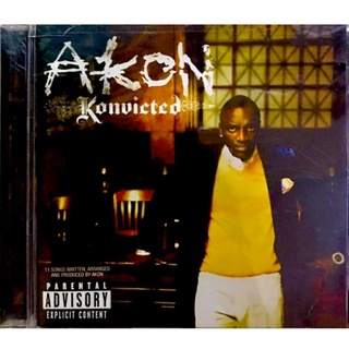 Cdเพลง💙Akon Konvicted💙ลิขสิทธิ์แท้ แผ่นใหม่มือ1