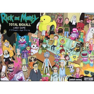 T.P.TOYS RICK AND MORTY TOTAL RICKALL CARD GAME บอร์ดเกมส์ เกมกระดาน Boardgame เกมกำจัดปรสิต