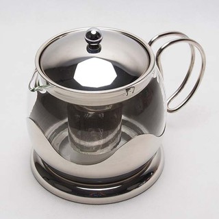 กาชงชา เหยือกชงชาสแตนเลส ขนาด 1200 มล.  Teapot 1200 ml. Stainless steel รุ่น SCP-CV-02