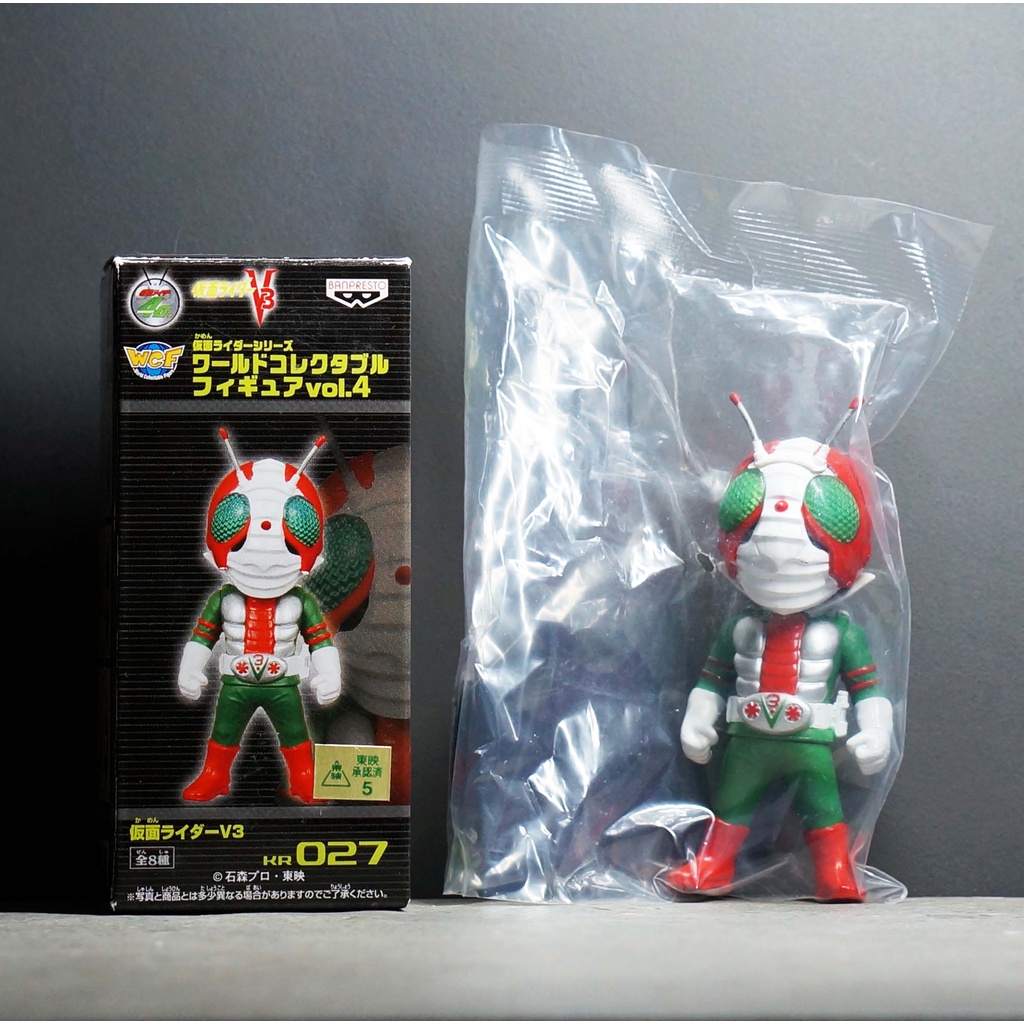 WCF Banpresto Showa Kamen Rider V3 masked rider มาสค์ไรเดอร์ wcf มือ1 ตำหนิรอยถลอกตรงปาก