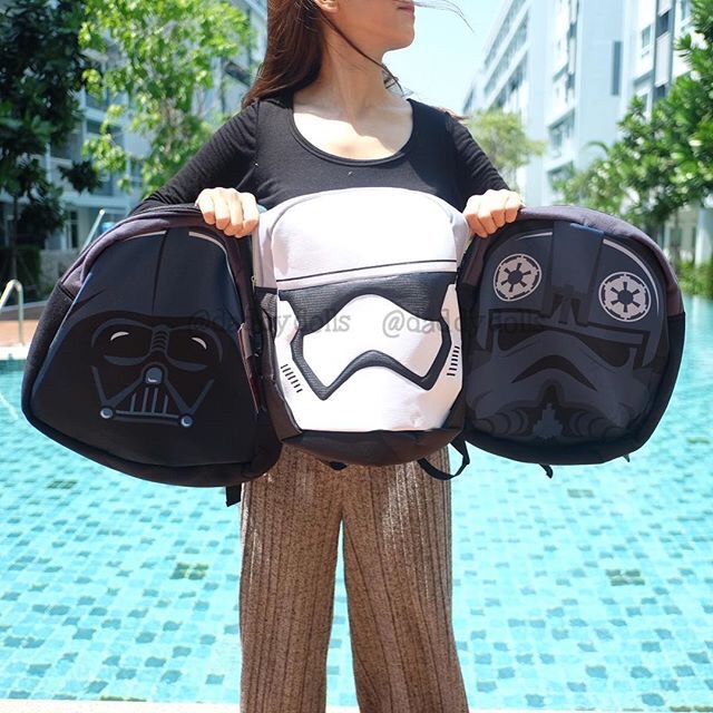 กระเป๋าเป้ หน้า Stormtrooper & Darth Vader & TIE pilot Star Wars 14นิ้ว