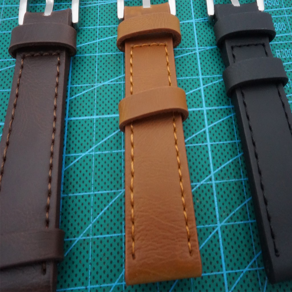 สายนาฬิกาหนัง หนังแท้ 18mm,20mm,22mm,24mm สายนาฬิกาหนัง หนังแท้ สายนาฬิกาข้อมือ