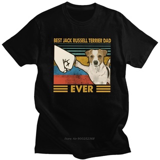 [100% Cotton] เสื้อยืด ผ้าฝ้าย แบบนิ่ม พิมพ์ลายสุนัข Simpson Terrier Dad Ever สไตล์เรโทร เหมาะกับของขวัญ แฟชั่นฤดูร้อน ส