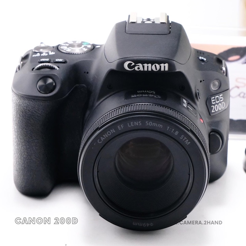 Canon 200d + 50mm f1.8 STM (มือสอง)