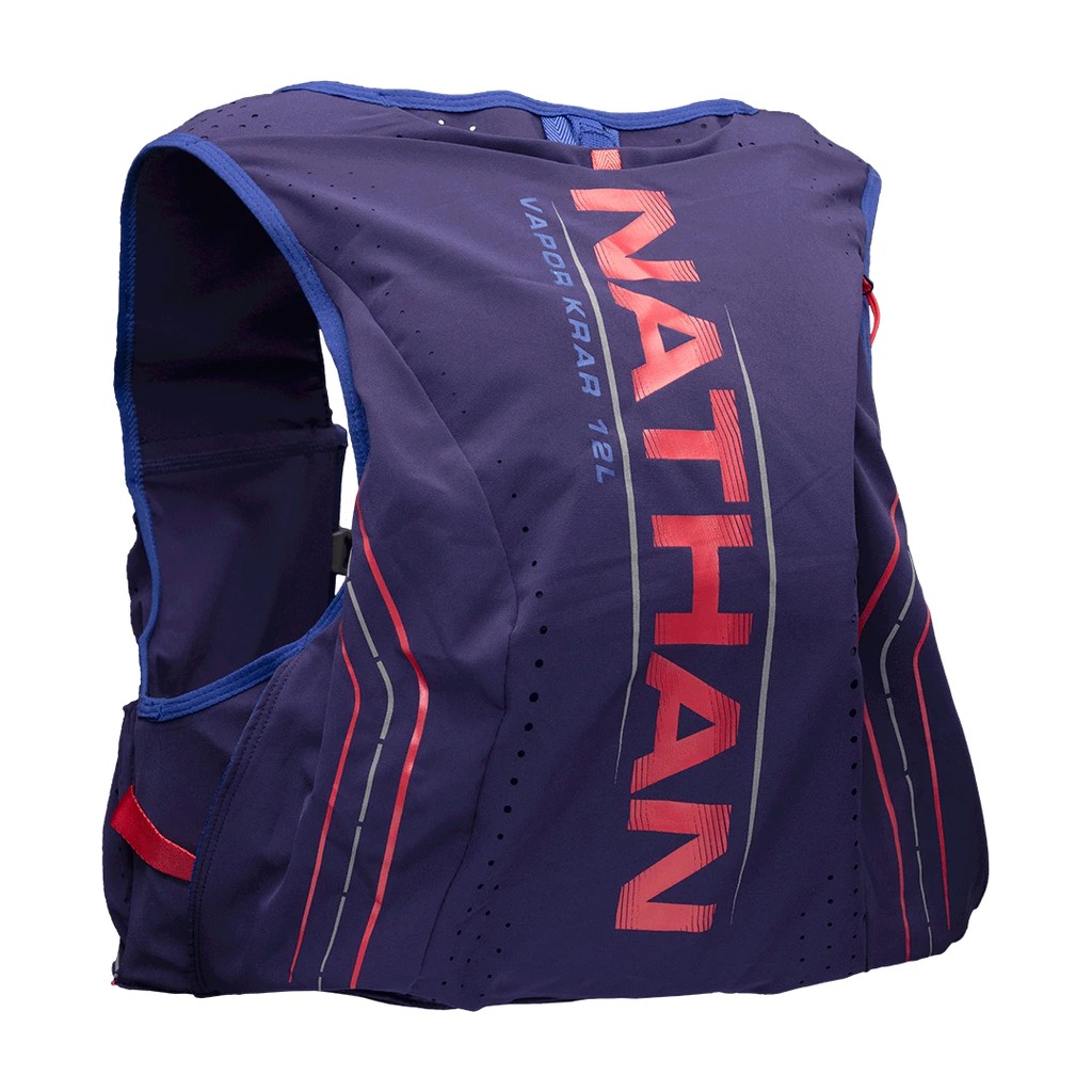 Nathan Vaporkrar 2.0 12 Liter Men's Race Vest เป้น้ำผู้ชาย ขนาดความจุ 12 ลิตร มีถุงน้ำ 1.6 ลิตร