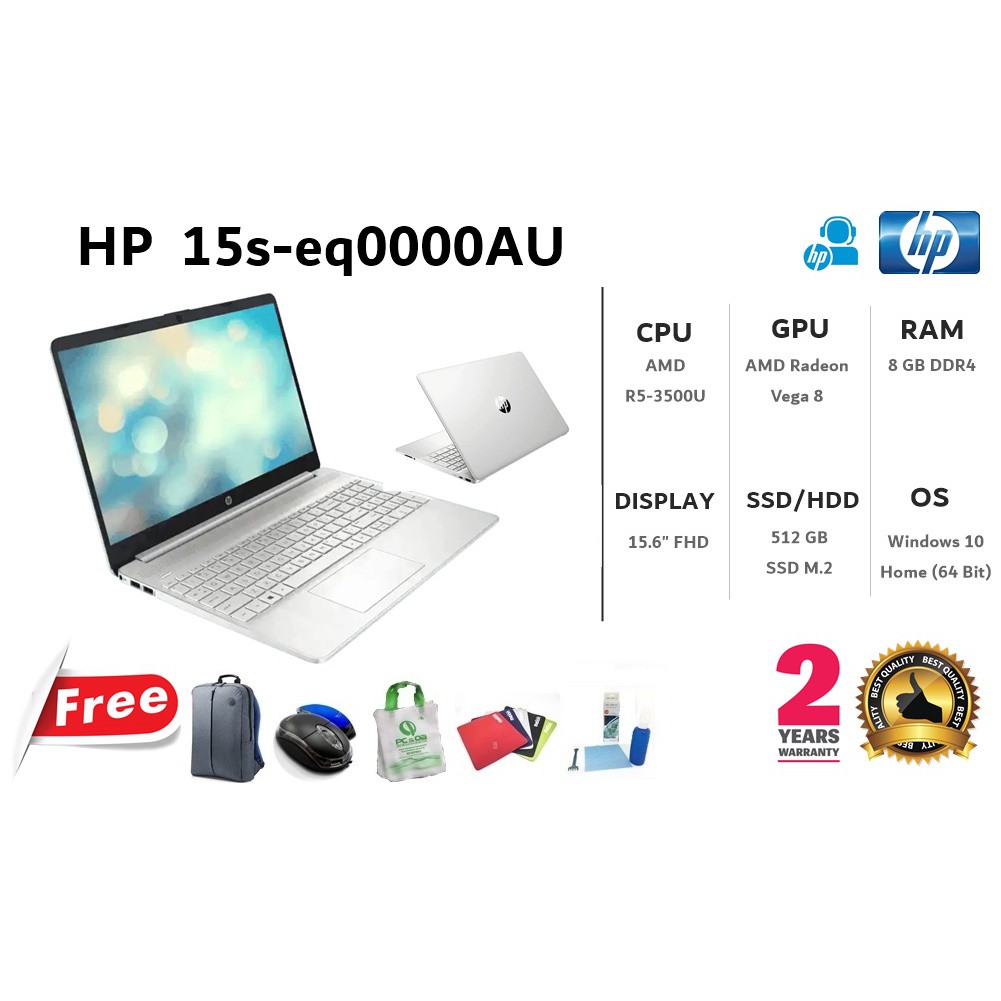 HP 15s-eq0000AU [แถมฟรี Gift Set 5 รายการ]