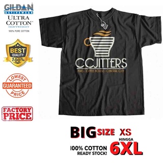 [S-5XL] เสื้อยืดคอกลม ผ้าฝ้าย 100% พิมพ์ลาย Cc Jitters Premium Gym พลัสไซซ์ Xs-4XL 5XL 6XL สําหรับผู้ชาย