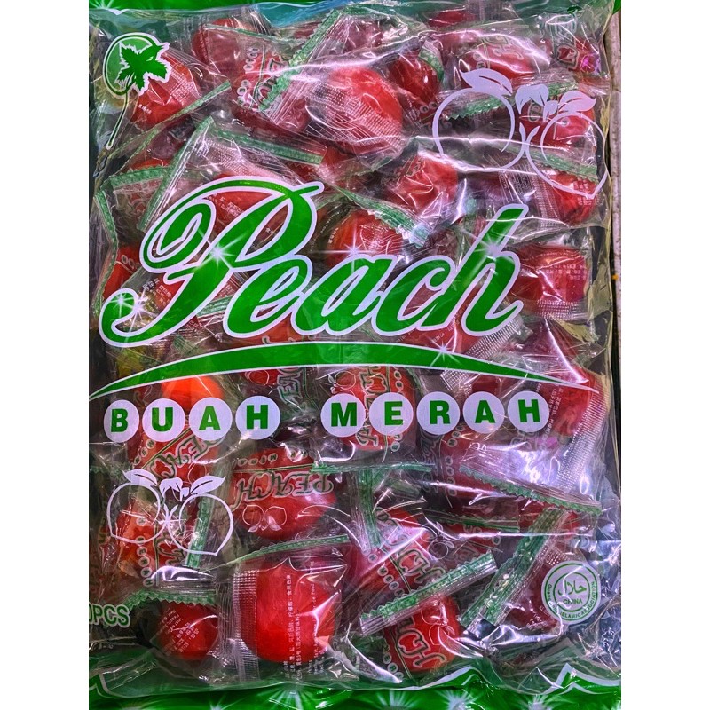 ลูกท้อแดง ถุงใหญ่ บรรจุ 60 เม็ด สินค้าพร้อมส่ง