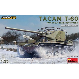 โมเดลรถถัง MiniArt 1/35 MI35230 Tacam T-60 Romanian Tank Destroyer