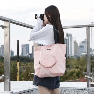 กระเป๋าสะพายข้าง พับได้ พร้อมส่ง