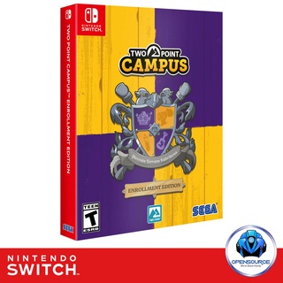 [พร้อมส่ง]Nintendo: Two point Campus Enrollment Edition (US Z1 แท้ &amp; ASIA ENG) แผ่นเกม สำหรับ Nintendo Switch