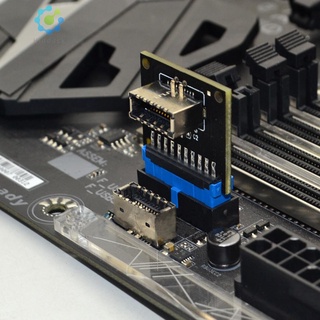 Hidduck Usb 3.0 19-Pin Internal Header To Usb 3.1 3.2 Type C Key A 20-Pin อะแดปเตอร์แปลงสายเคเบิ้ล