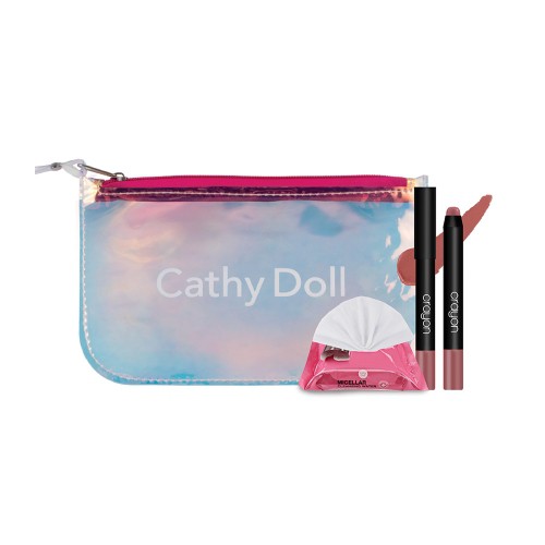Karmarts Cathy Doll Hologram Beauty Makeup Pouch ขนาดใหญ่