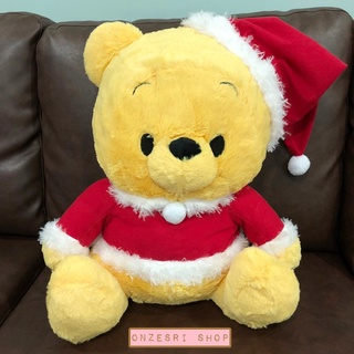 ตุ๊กตาหมี Winnie the Pooh Christmas ชุดซานต้า ตัวใหญ่ ขนาดสูง 42 x 55 ซม.