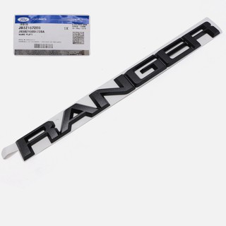 Logo โลโก้ 3D "RANGER" ติดท้าย ยาว27cm ของแท้ สีดำ สำหรับ Ford Ranger XLT Raptor Wildtrak ปี 2012-2019