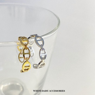 Vivian Cuff Ring แหวนแฟชั่น แหวนสีทอง แหวนผู้หญิง เครื่องประดับแฟชั่น #WD214