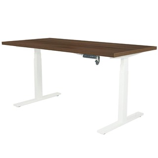 Desk STANDING DESK ERGOTREND SIT 2 STAND GEN2 120CM CLASSIC TEAK/WHITE Office furniture Home &amp; Furniture โต๊ะทำงาน โต๊ะท