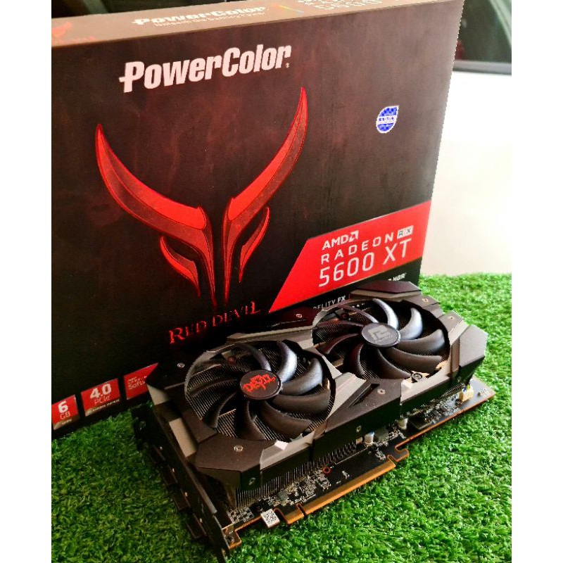AMD RX 5600XT 6GB POWER COLOR RED DEVIL สภาพสวยกริ๊บ ยังมีประกัน