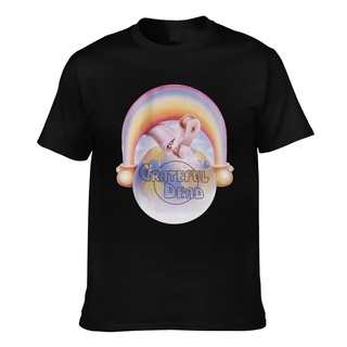 ผ้าฝ้ายคอกลมเสื้อยืด ผ้าฝ้าย พิมพ์ลาย Grateful Dead Europe 72 สําหรับผู้ชายfrom S-4XL