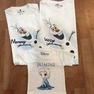 เสื้อยืด พิมพ์ลาย Elsa CUSTOM DISNEY นําเข้า