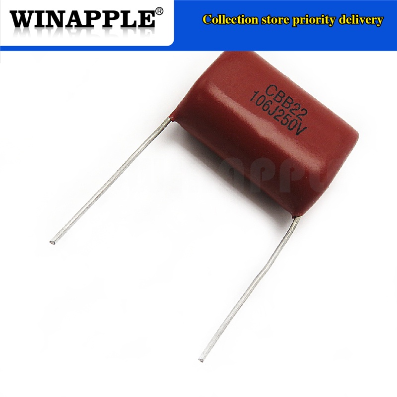2 ชิ้น/ล็อต CBB22 250V106J 106J250V CLCBB21 250V 106J 10UF ในสต็อก