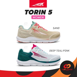 Pootonkee Sports ALTRA W TORIN 5 รองเท้าวิ่งผู้หญิง รองเท้าวิ่งระยะไกล รองเท้าวิ่งมาราธอน