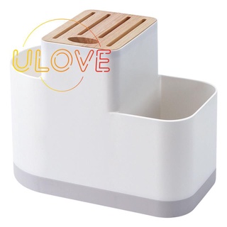 ชั้นวางช้อนส้อมมัลติฟังก์ชั่น Drainer และ Organizer Holder
