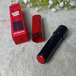 ลิป ลิปสติก ลิปสีแดง ลิปเกาหลี ของแท้💯% Peripera Rouge Pang Lip 4.3g #RD01 Mature สีสวยชัด ติดทนนาน เครื่องสำอางเกาหลี