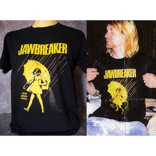 T-shirt  เสื้อวงนำเข้า Jawbreaker Kurt Cobain Nirvana Punk Rock Grunge Underground Hardcore Pop-punk Style Vintage T-Shi