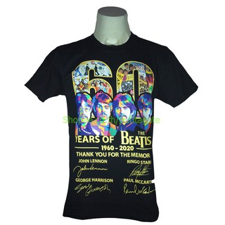 เสื้อวง The Beatles เสื้อไซส์ยุโรป เดอะบีเทิลส์ PTA1767 เสื้อยืดแฟชั่นวงดนตรี