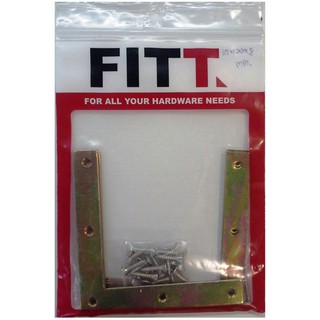 เหล็กฉาก ตัวL FITT 15X100X2 MM RB 4EA  FITT 15X100X2MM L SHAPE BRACKET RB 4EA