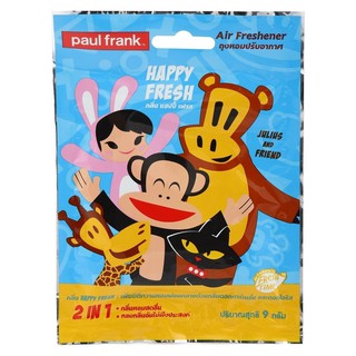 น้ำหอมปรับอากาศ ถุงหอมปรับอากาศ PAUL FRANK แฮปปี้เฟรช 9 กรัม น้ำหอมปรับอากาศ ดูดความชื้น ของใช้ภายในบ้าน AIR FRESHENER S