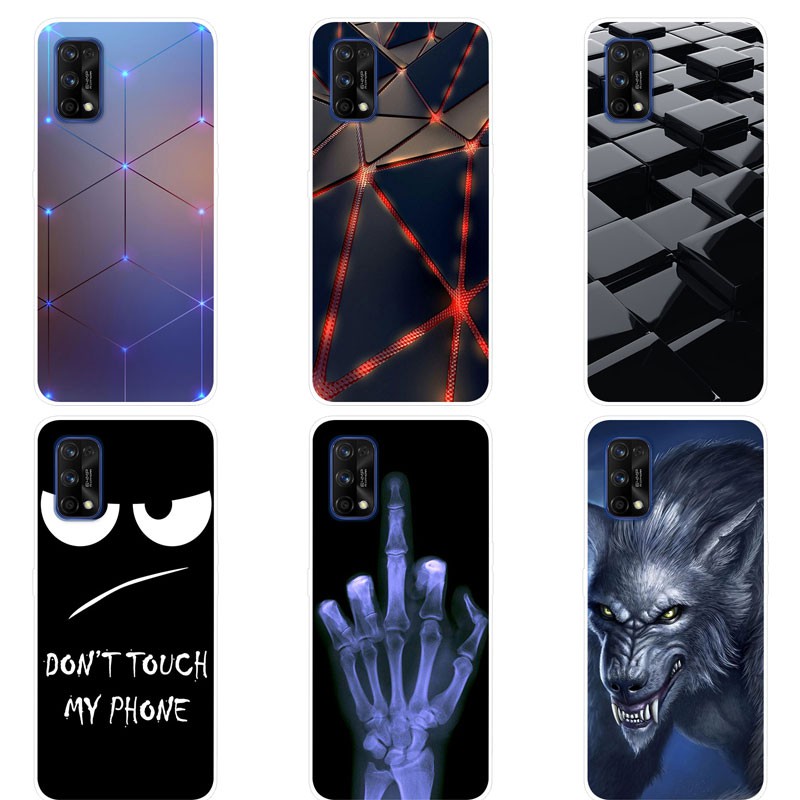 เคสโทรศัพท์ แบบซิลิโคน TPU นิ่ม สำหรับ Realme 7 Pro