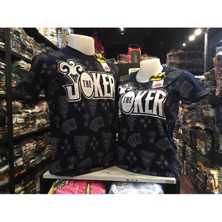 เสื้อลิขสิทธิ์แท้ ซุปเปอร์ฮีโร่ joker สีกรม 004