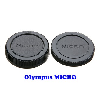 Rear Front Lens Cap Olympus Micro   (0839)