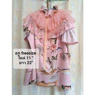 พร้อมส่ง เสื้อเด็กมือสอง เสื้อฟรุ้งฟริ้ง เสื้อผู้ใหญ่ตัวเล็กใส่ได้