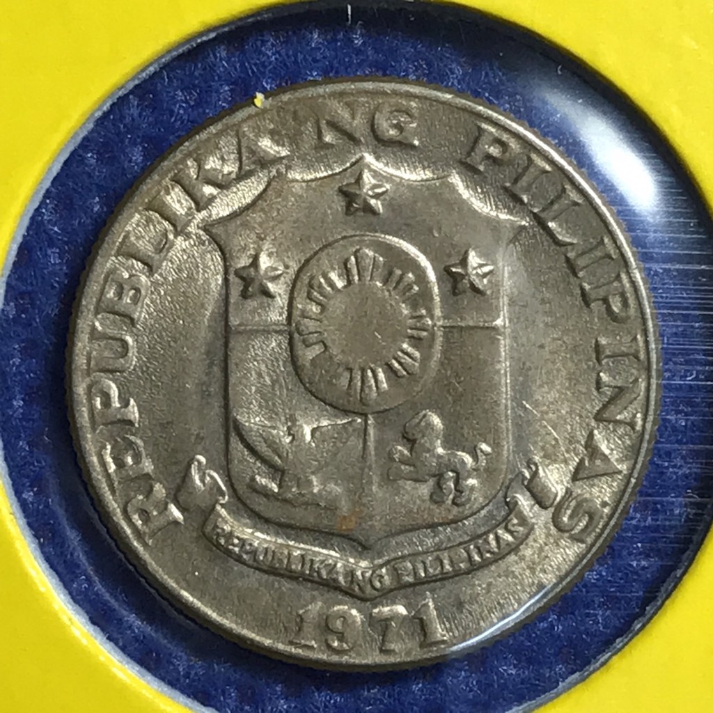 No.14460 ปี1971 ฟิลิปปินส์ 10 SENTIMOS เหรียญเก่า เหรียญต่างประเทศ เหรียญสะสม เหรียญหายาก ราคาถูก