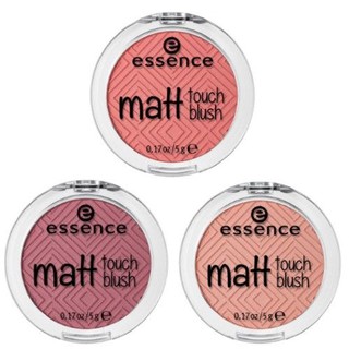 ของแท้/พร้อมส่ง Essence Matt Touch Blush 5g. เอสเซนส์ แมตต์ ทัช บลัชออนลุคแมตต์