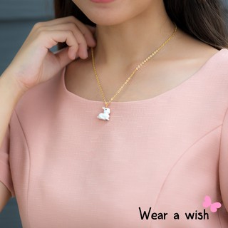 Necklace / สร้อย : Rabbit (White) / กระต่าย สีขาว